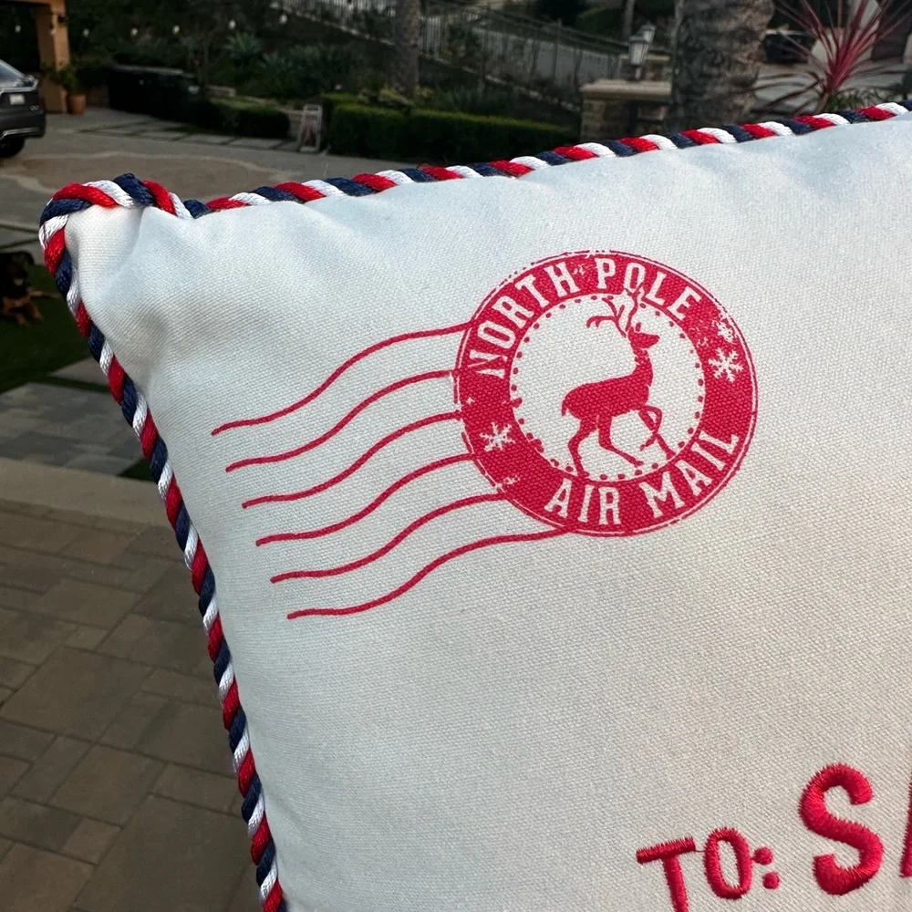 Target Santa Christmas letter holiday pillow wondershop 2023